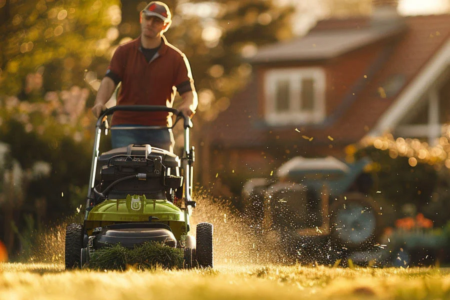 eco electric lawn mower