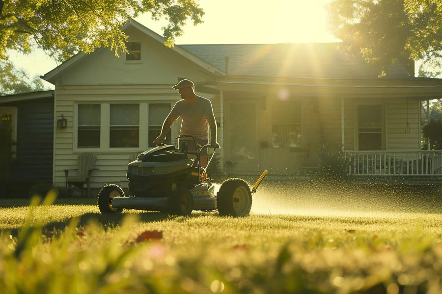 compact lawn mower