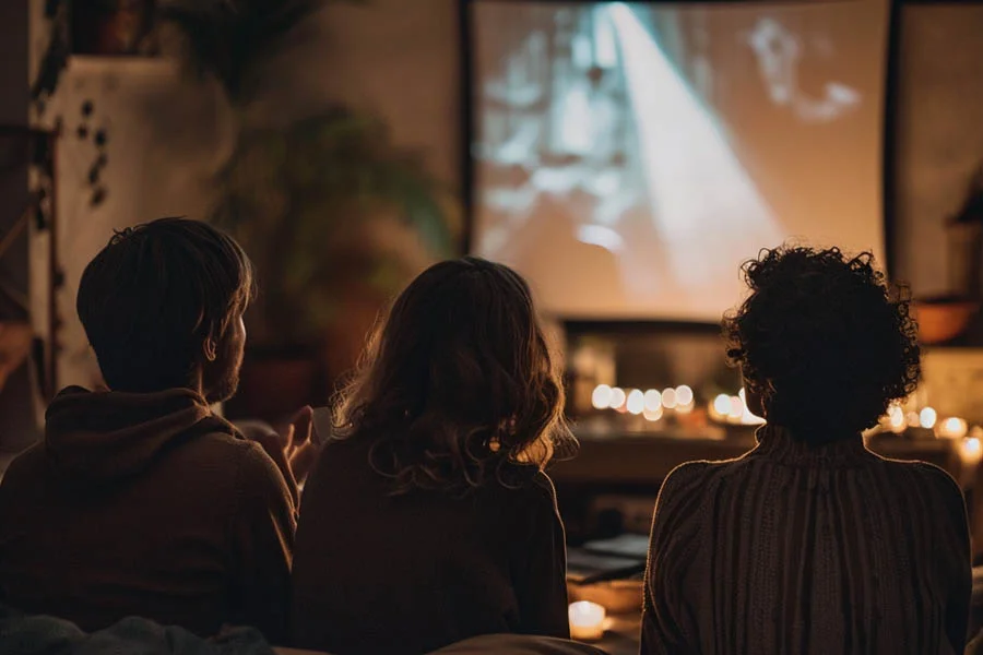 projector vs tv for home theater